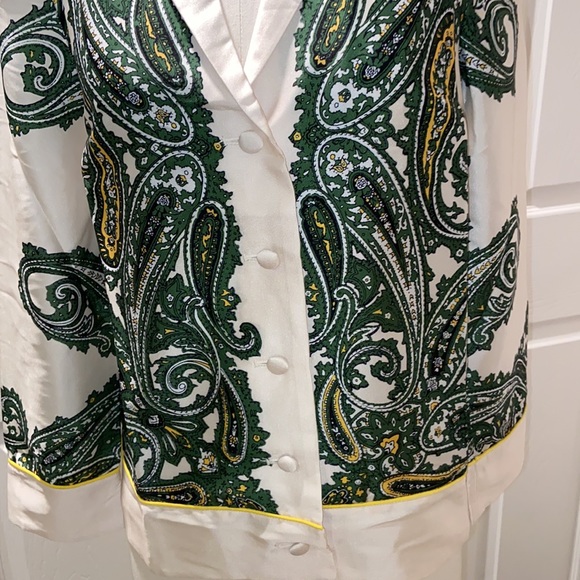 🎉HPx3🎉 J.Crew Drapey Button-up Shirt Paisley Print - Picture 11 of 12